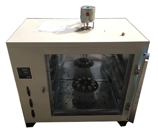 Bộ dụng cụ xác định tổn thất khi nung của nhựa đường