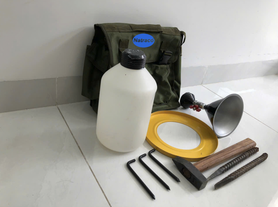 Bộ phễu rót cát bình nhựa