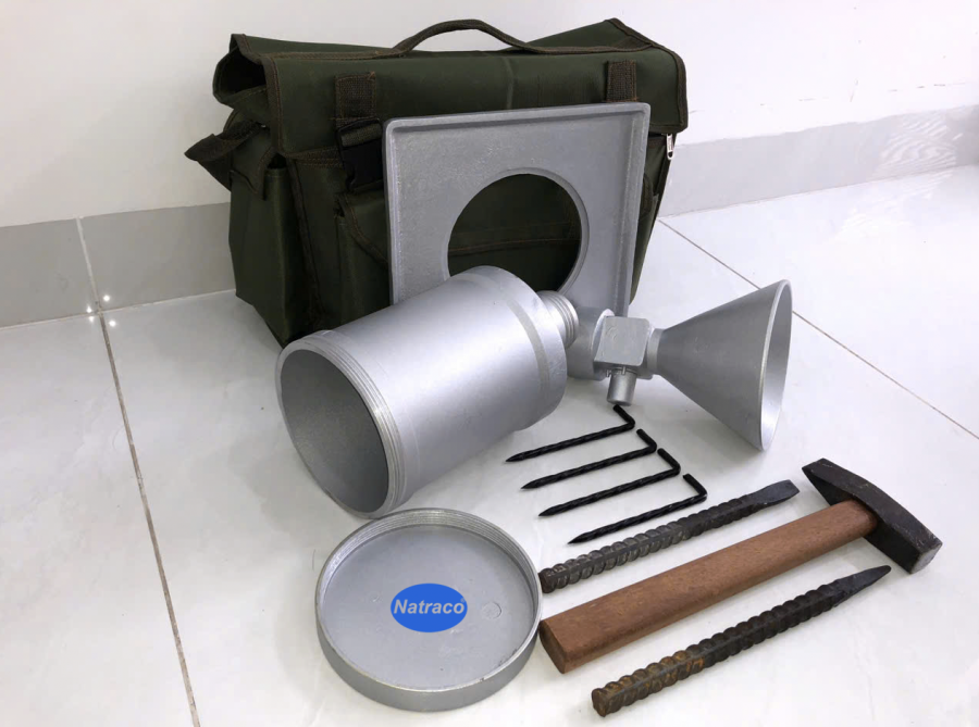 Bộ phễu rót cát hiện trường đo độ chặt k