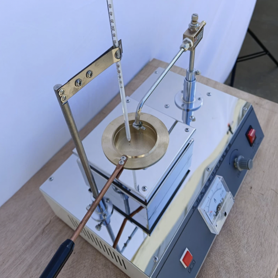 Bộ thí nghiệm chớp cháy nhựa