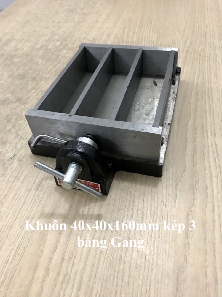 Khuôn đúc mẫu vữa 40x40x160 bằng gang