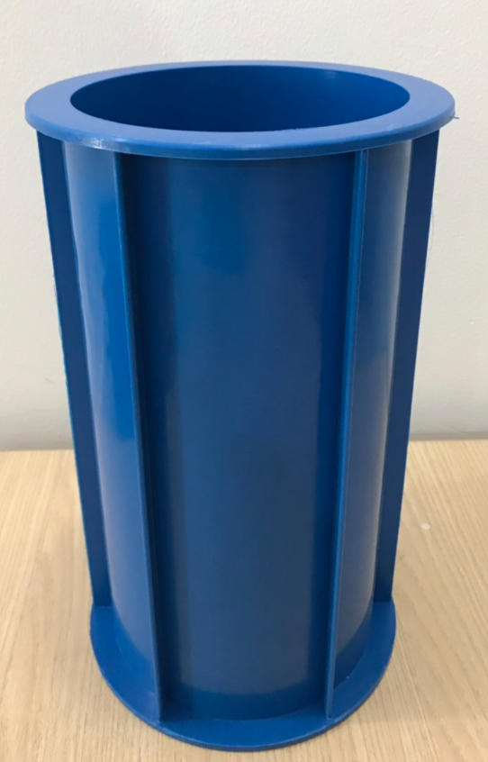 khuôn đúc mẫu bê tông hình trụ 15x30 bằng nhựa