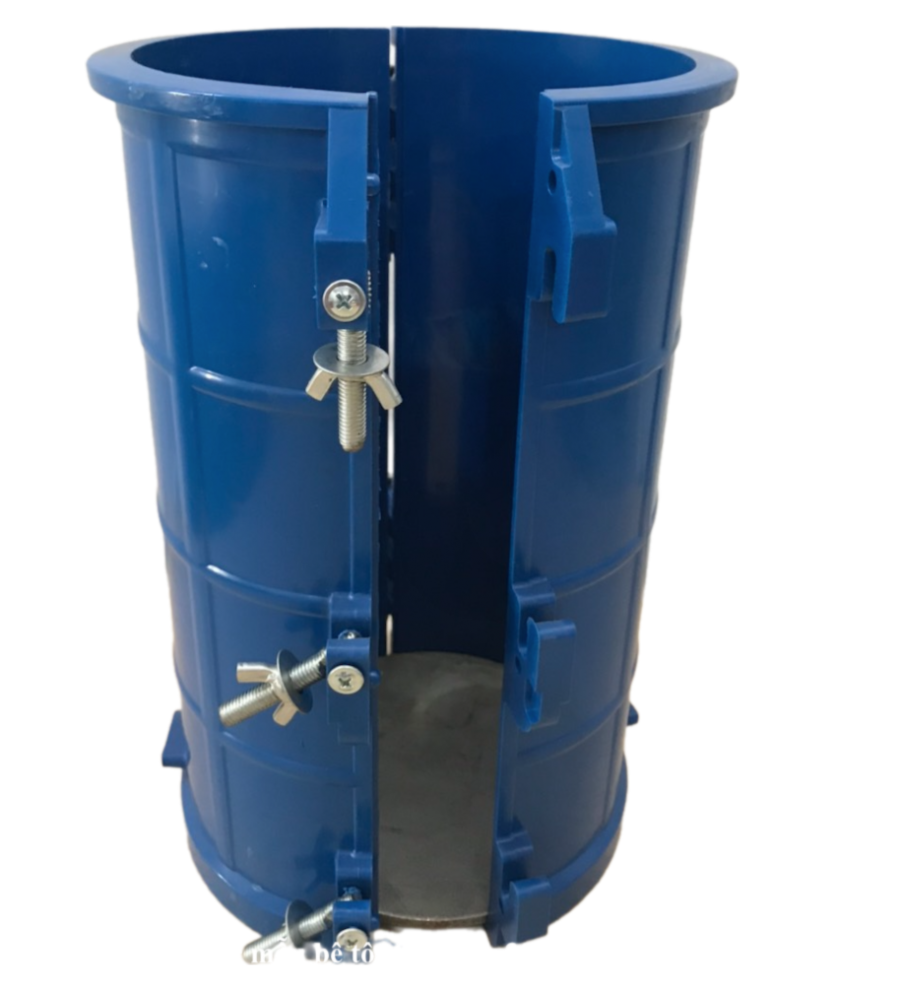 KHUÔN ĐÚC MẪU BÊ TÔNG HÌNH TRỤ 15X30CM TÁCH 2 MẢNH