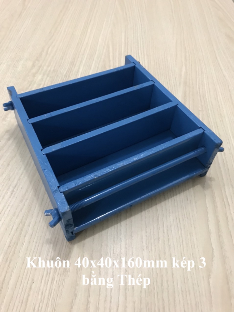 Khuôn đúc mẫu vữa 40x40x160 bằng thép