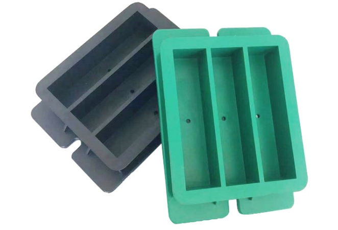 khuôn đúc mẫu xi măng 4x4x16 bằng nhựa