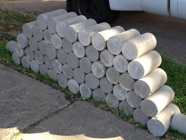 mẫu bê tông hình trụ