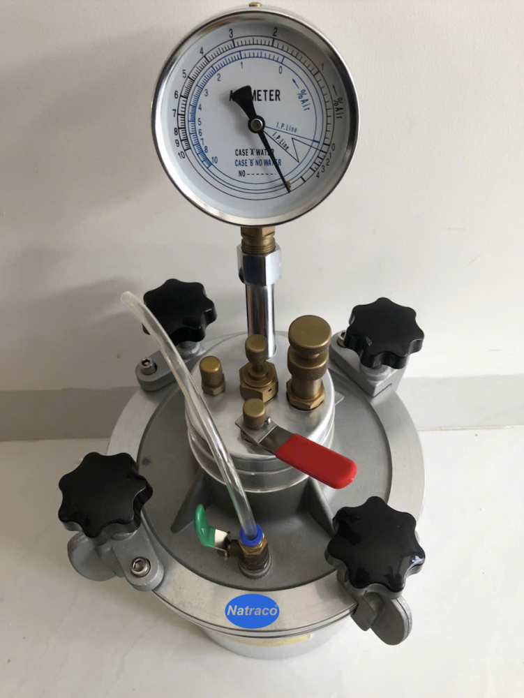 máy đo hàm lượng bọt khí bê tông