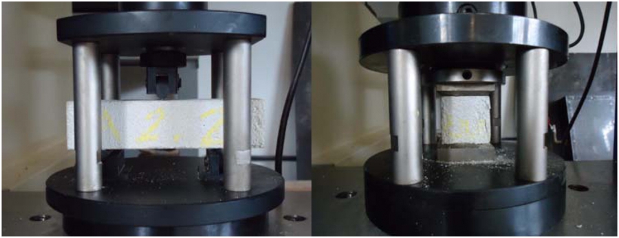 nén uốn mẫu vữa