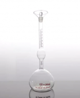 BÌNH TỶ TRỌNG XI MĂNG 250ML, BINH TY TRONG XI MANG 250ML, BÌNH KHỐI LƯỢNG RIÊNG XI MĂNG, BÌNH TỶ TRỌNG XI MĂNG CÓ BẦU, BÌNH LE CHATELIER