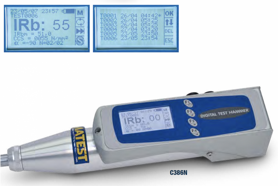 Súng bắn bê tông điện tử matest
